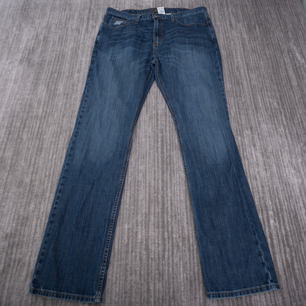 Cinch Jeans Mens 38x35.5 Blue Excellent Straight Leg Stretch Denim MB98034006